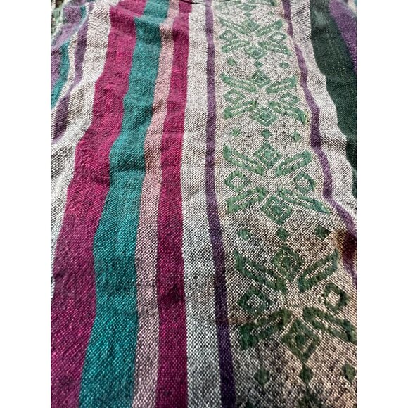 Vintage 90's Backroad Blues Button-Up Shirt 22W Embroidered Grandma Boho western - Picture 2 of 6